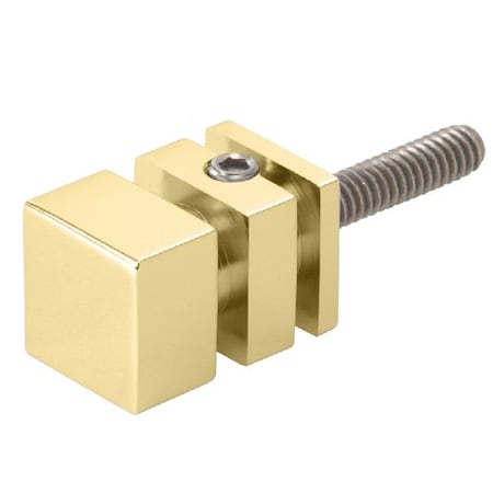 Cr Laurence Satin Brass Square Shower Door Knob SDK270SB